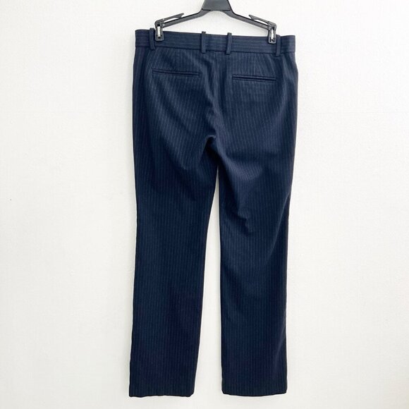 Gap Modern Boot Pants 4R Blue Pinstripe Slacks Trousers NWOT - Picture 5 of 8